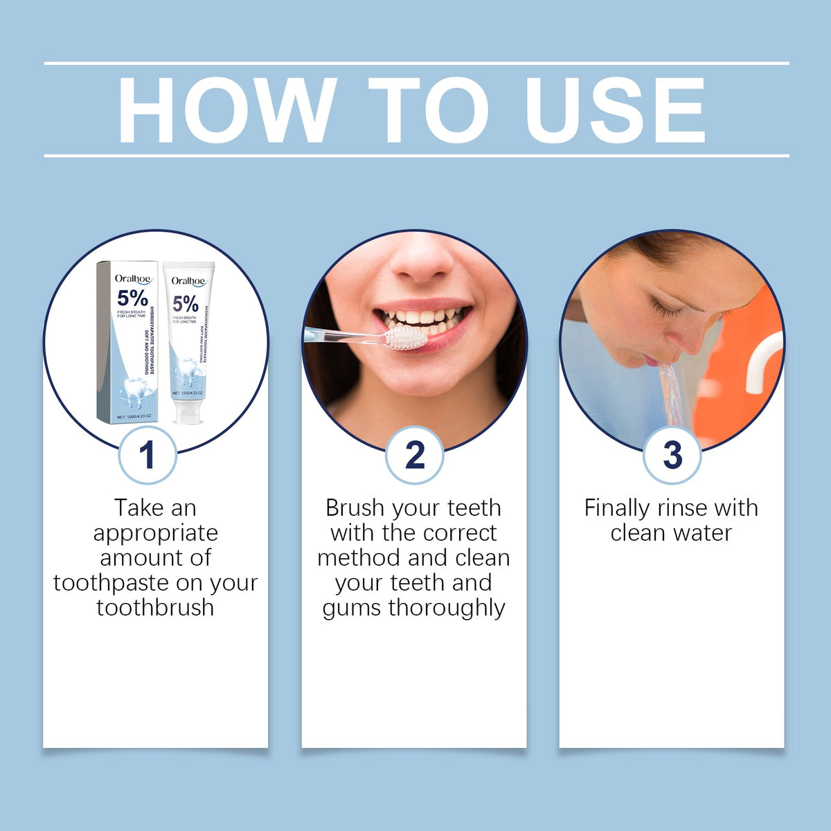 Hydroxyapatite Toothpaste for Gentle Whitening & Fresh Breath