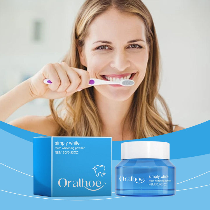 Teeth Whitening Powder for a Cleaner, Brighter Smile