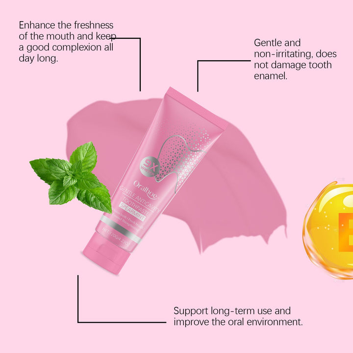 Spearmint Toothpaste for Gentle Plaque & Tartar Care