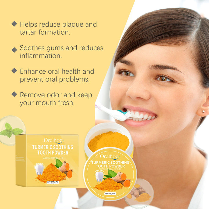 Turmeric Tooth Powder for Fresher, Cleaner Smiles