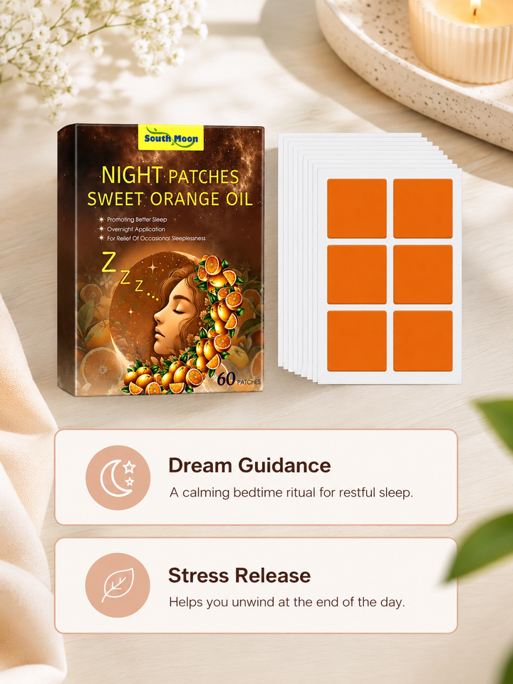 Sweet Orange Sleep Patch – Fall Asleep Naturally & Relieve