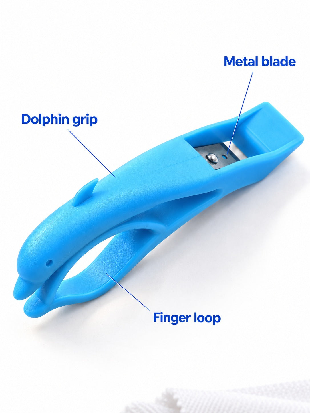 Orange Peeler Fruit Peeler with Dolphin Grip Handle
