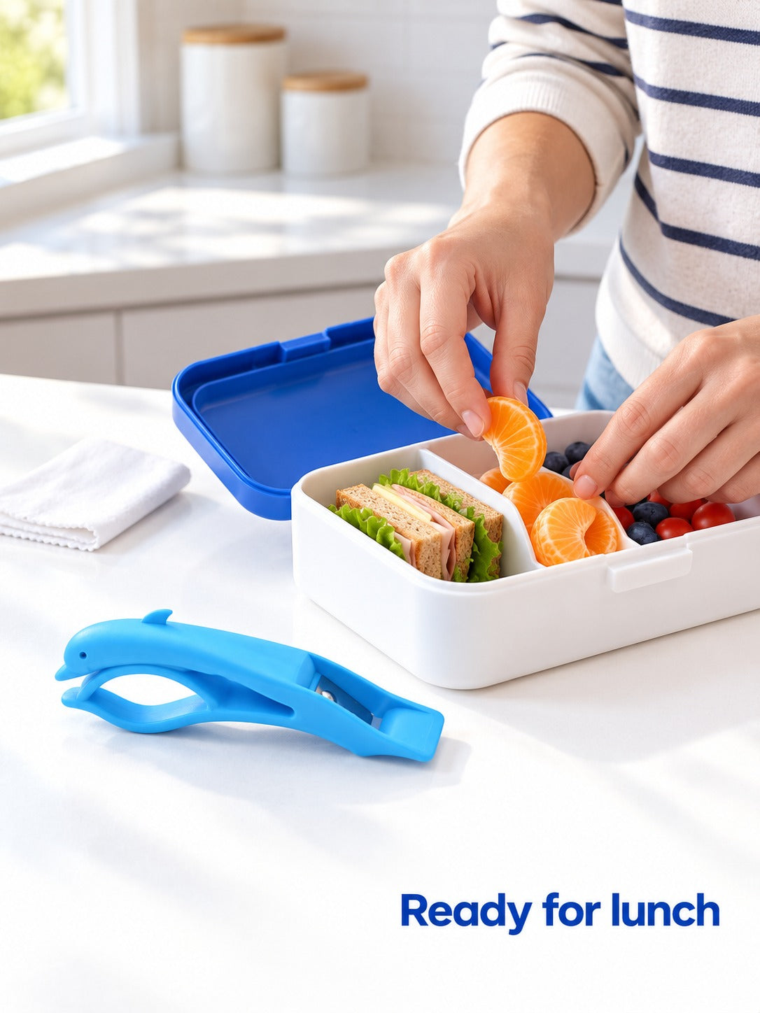 Orange Peeler Fruit Peeler with Dolphin Grip Handle