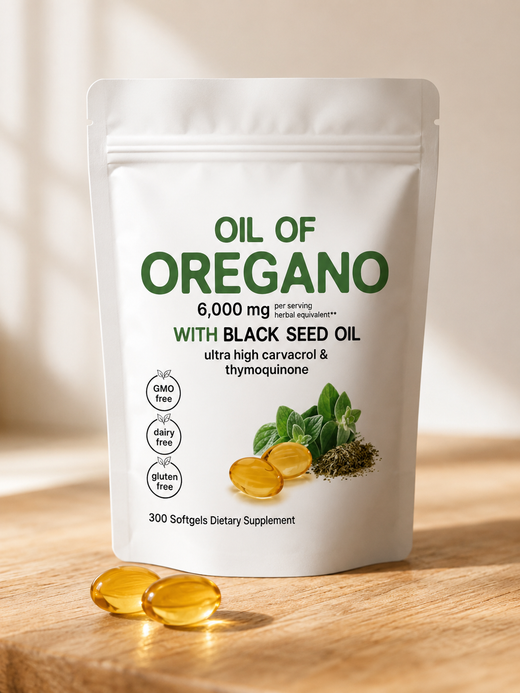 Oregano Oil Soft Capsules Dietary Supplement