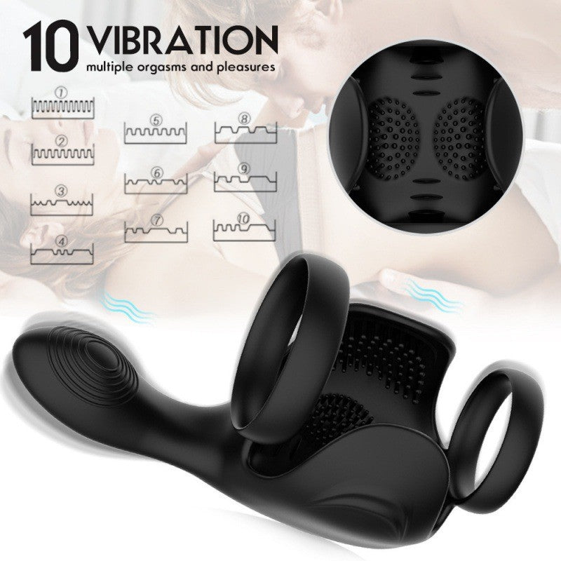 Prostate Massager Ring With 10 Vibration Programs