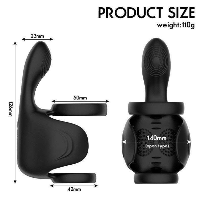 Prostate Massager Ring With 10 Vibration Programs
