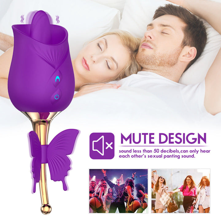 2-in-1 Vibrator with 10 Intense Vibration Patterns