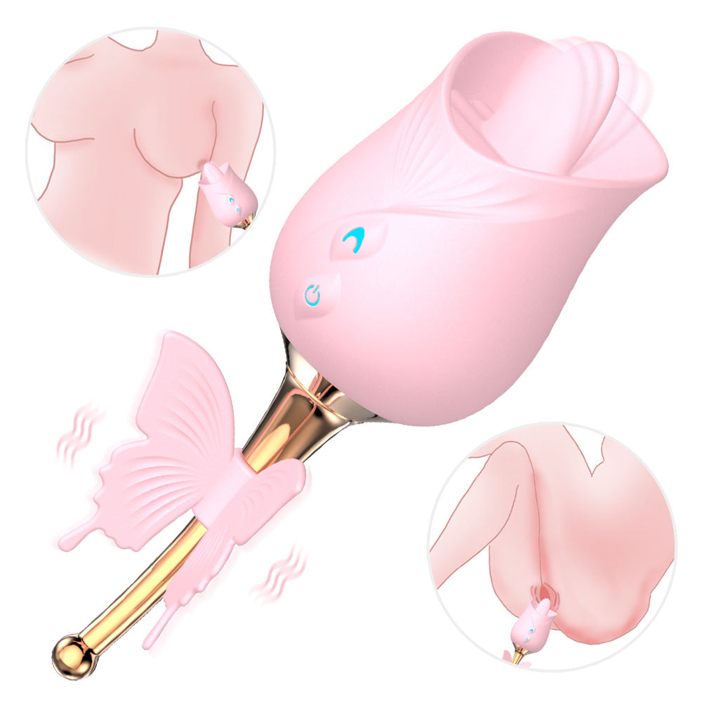 2-in-1 Vibrator with 10 Intense Vibration Patterns