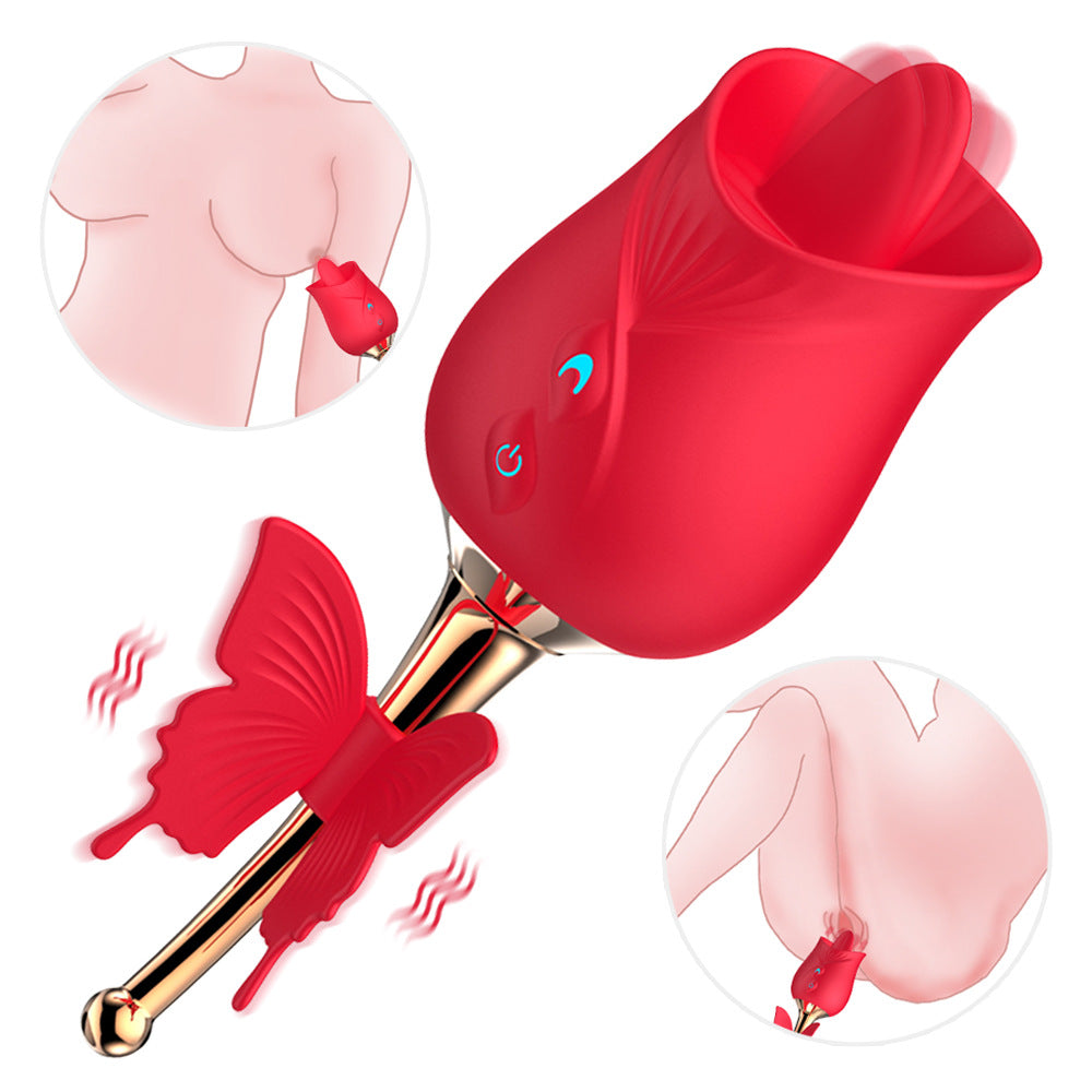 2-in-1 Vibrator with 10 Intense Vibration Patterns