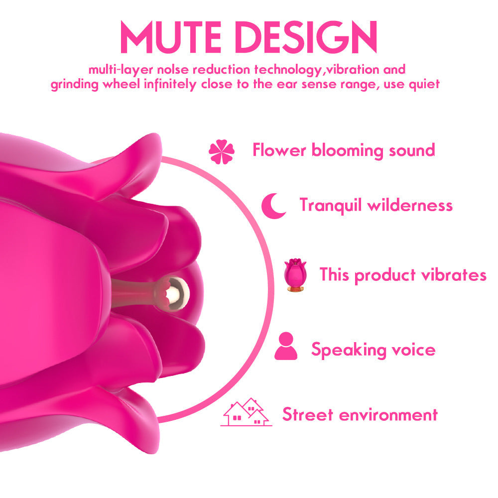 Flower Vibrator with 10 Customizable Vibration Settings
