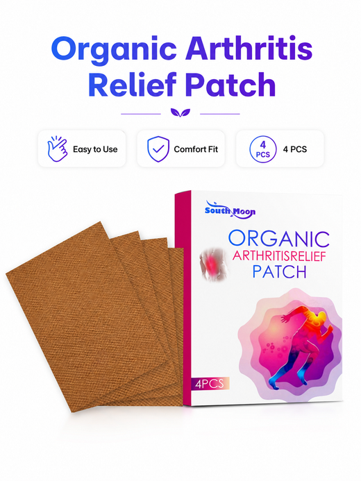 Organic Arthritis Relief Patches with Minty Heat — Natural