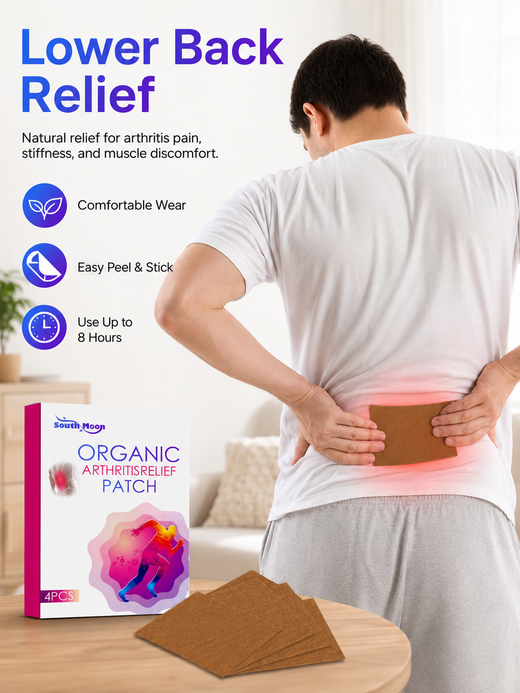 Organic Arthritis Relief Patches with Minty Heat — Natural
