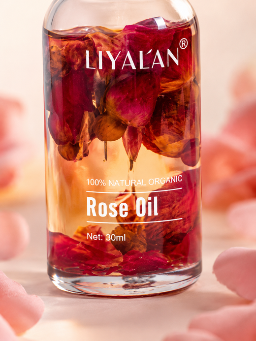 Organic Rose Oil for Face, Body & Hair — 30ml Dropper