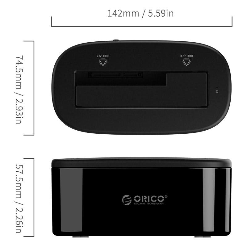 USB 3.0 Hard Drive Docking Station for 2.5 and 3.5 Inch