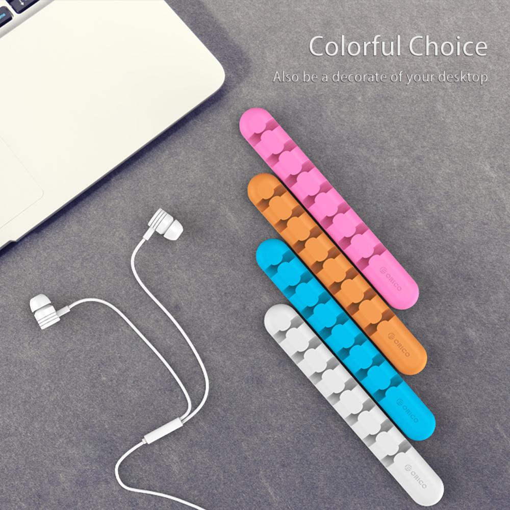 Cable Organizer Clips for Desk, Silicone Cable Holder