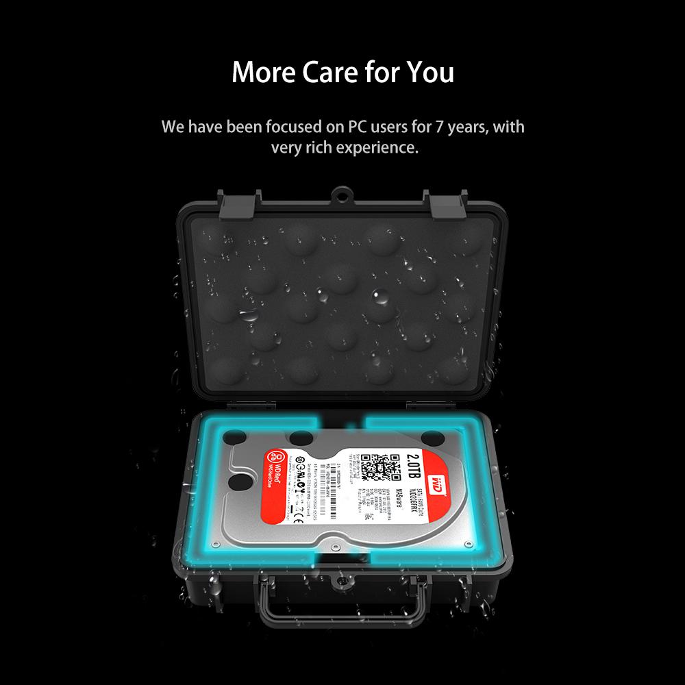 3.5 Inch HDD Protection Case: Waterproof & Shockproof