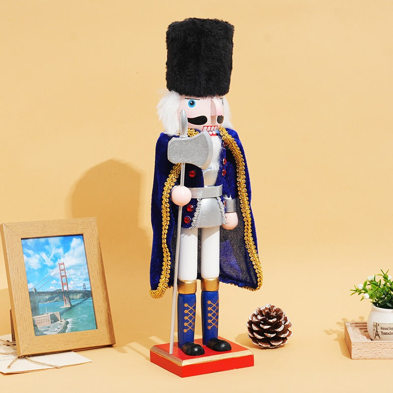Wood Nutcracker Soldier Decor for Christmas Mantels