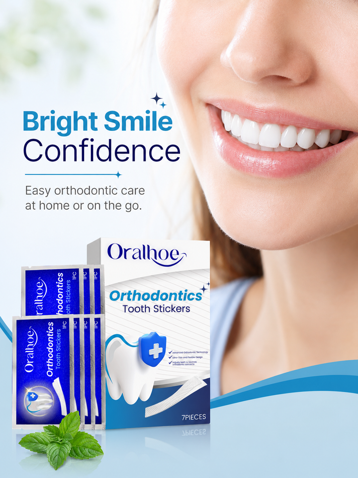 Teeth Whitening Stickers — Gentle Yellow Stain Remover