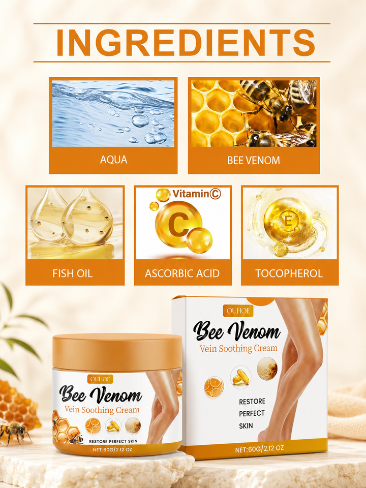 Daily Leg Relief Cream — Soothing Moisturizing Massage Treatment