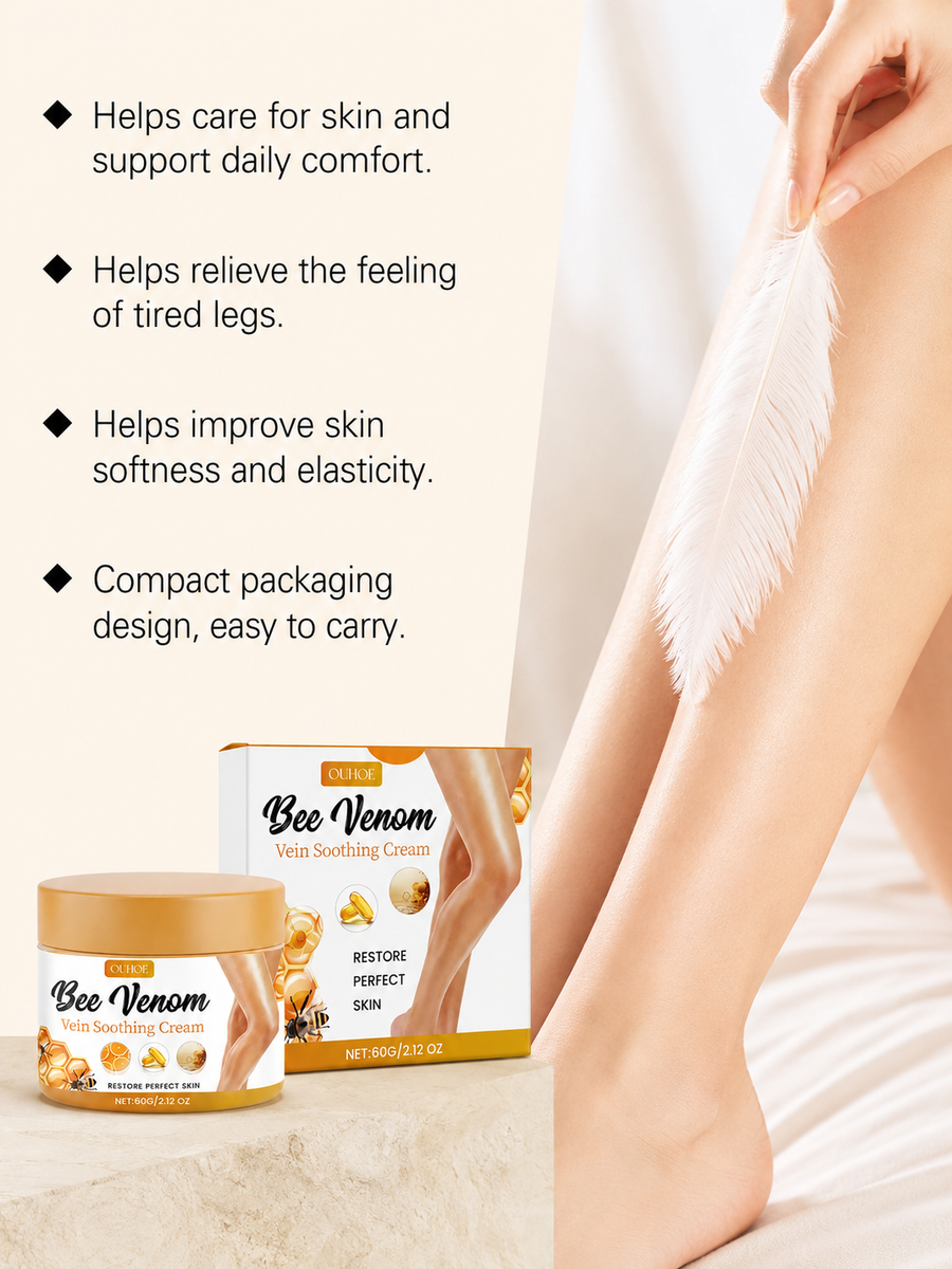 Daily Leg Relief Cream — Soothing Moisturizing Massage Treatment
