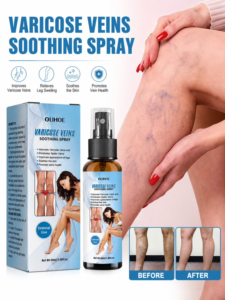 Leg Vein Treatment Spray — Relieve Soreness & Visibly