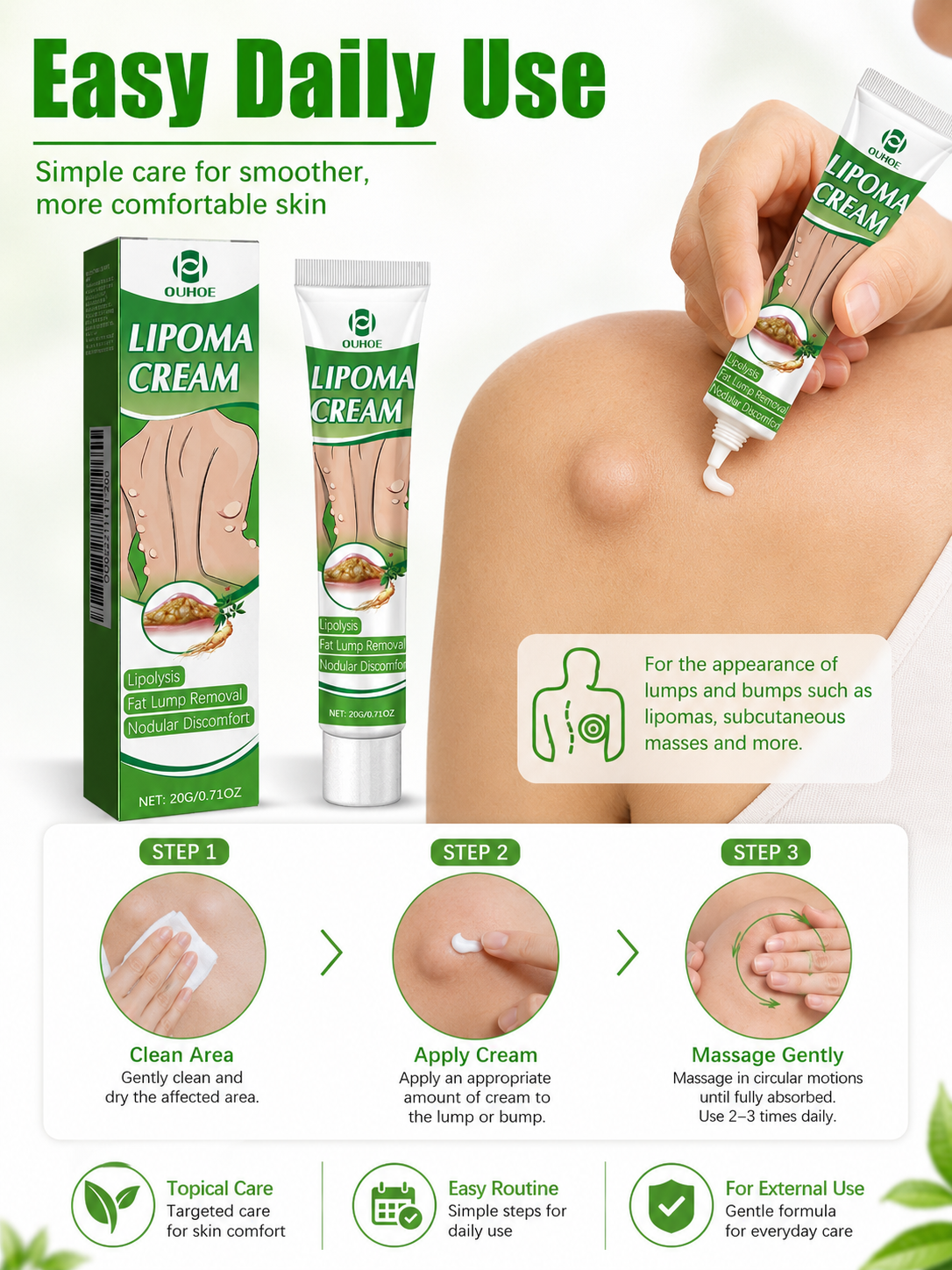 Gentle Moisturizing Cream for Skin