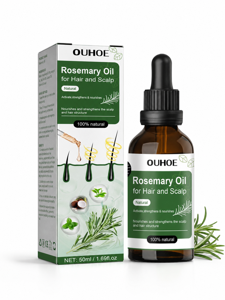 Rosemary Hair Oil for Thinning Hair – Fuller, Stronger Growth