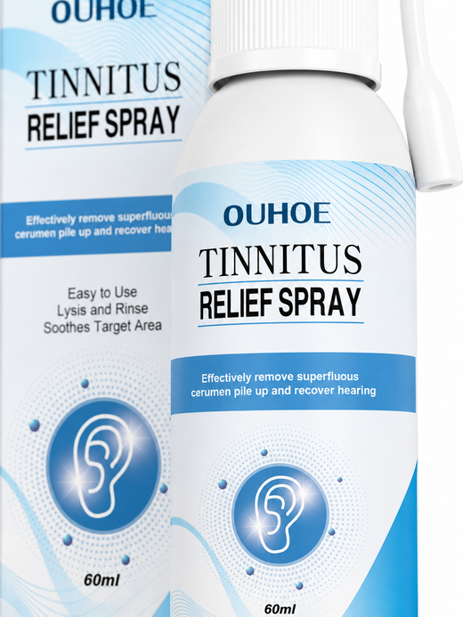 Tinnitus Relief Ear Spray — Remove Earwax & Soothe Ringing