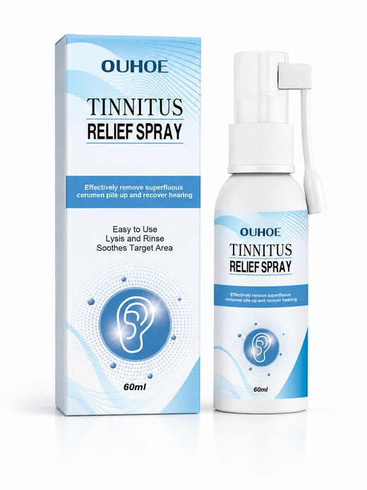 Tinnitus Relief Ear Spray — Remove Earwax & Soothe Ringing