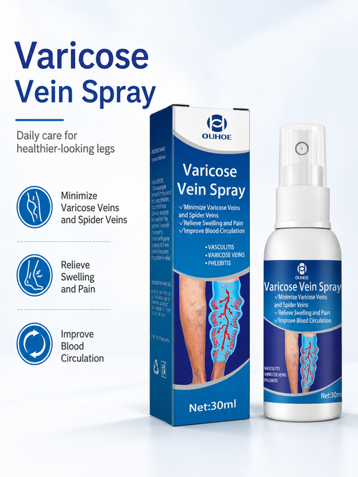 OUHOE Varicose Vein Spray — 60% Improvement in 4 Weeks