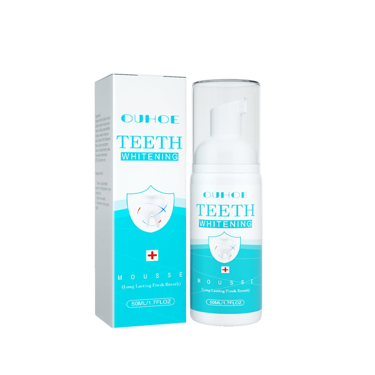 Teeth Whitening Mousse for Stains and Fresh Breath Care