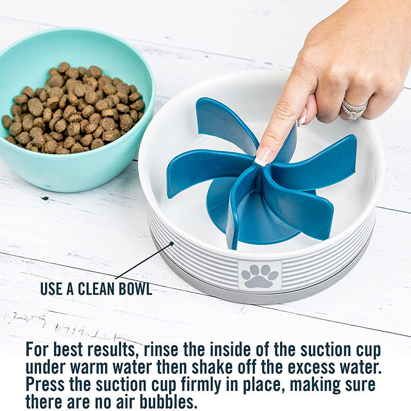 Dog Slow Feeder Insert for Fast Eaters | Suction Cup