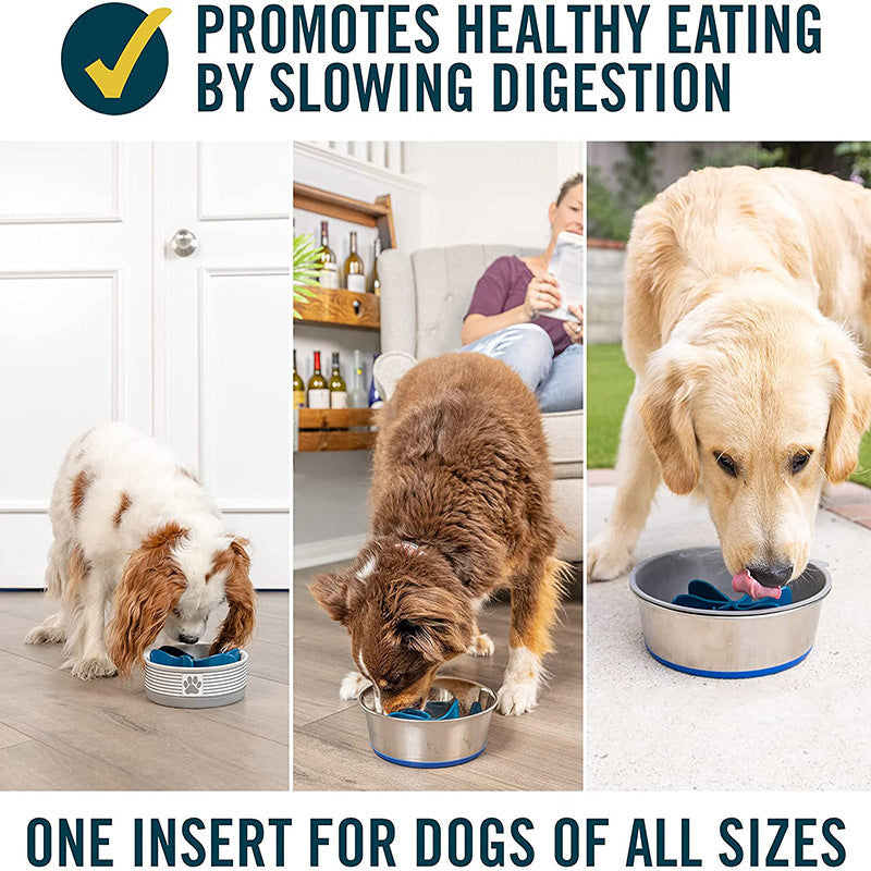 Dog Slow Feeder Insert for Fast Eaters | Suction Cup