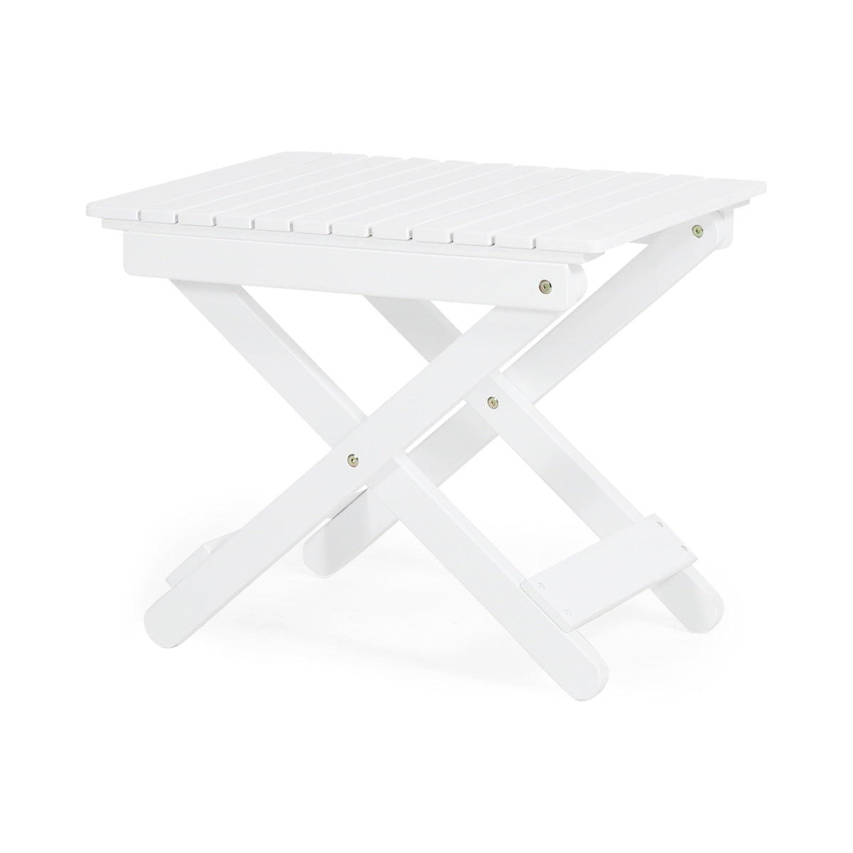 Folding Outdoor Wooden Side Table for Patio and Lawn