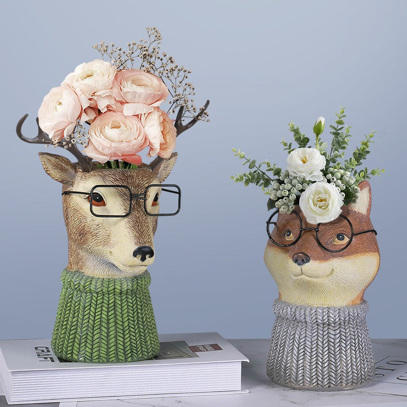 Animal Planter Garden Decor for Whimsical Displays
