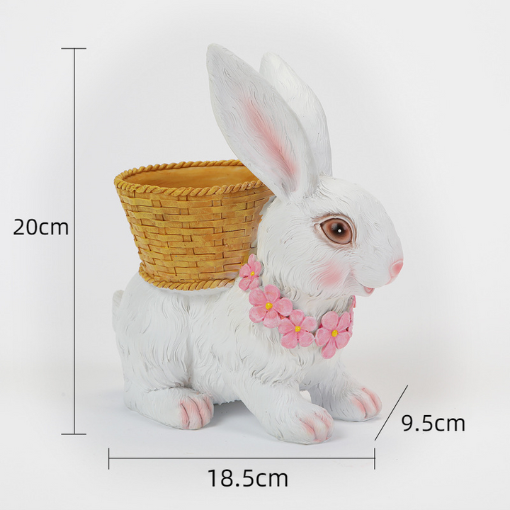 Rabbit Garden Planter for Whimsical Outdoor Charm