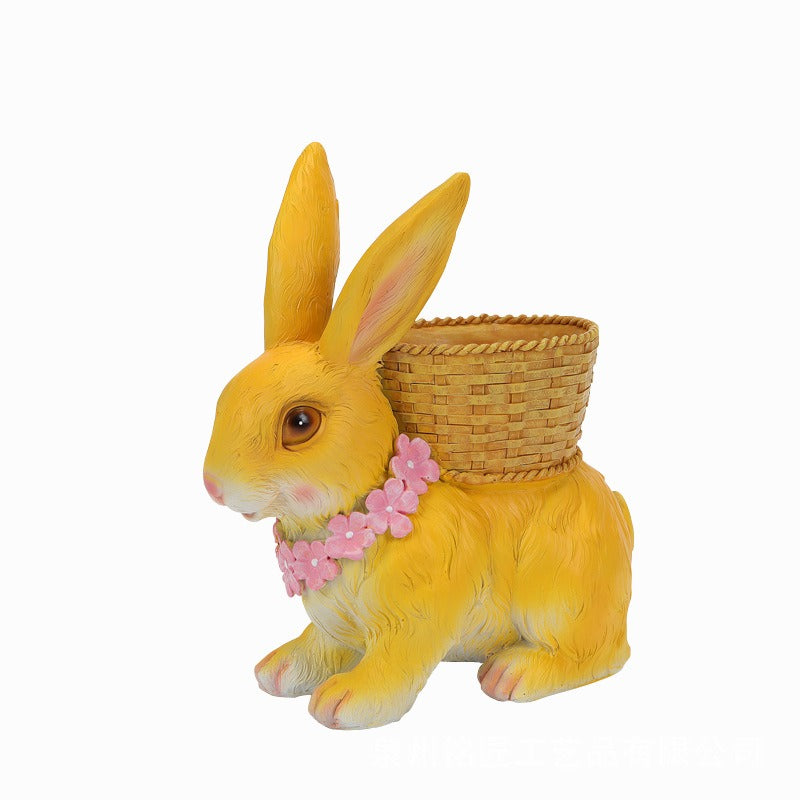 Rabbit Garden Planter for Whimsical Outdoor Charm