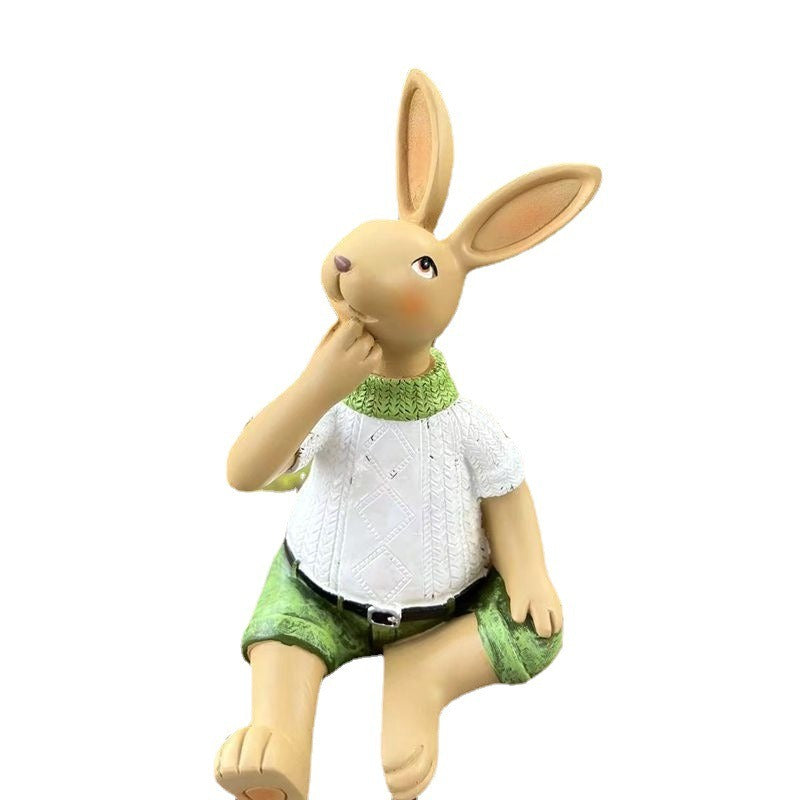 Outdoor Rabbit Garden Decor for Storybook Garden Charm