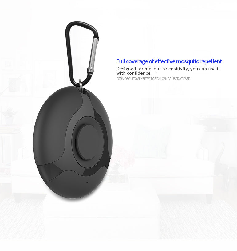 Clip-On Ultrasonic Mosquito Repellent for Camping & Travel