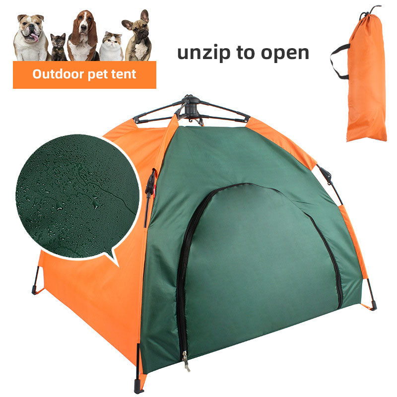 Portable Pet Tent: Foldable Outdoor Shelter for Travel
