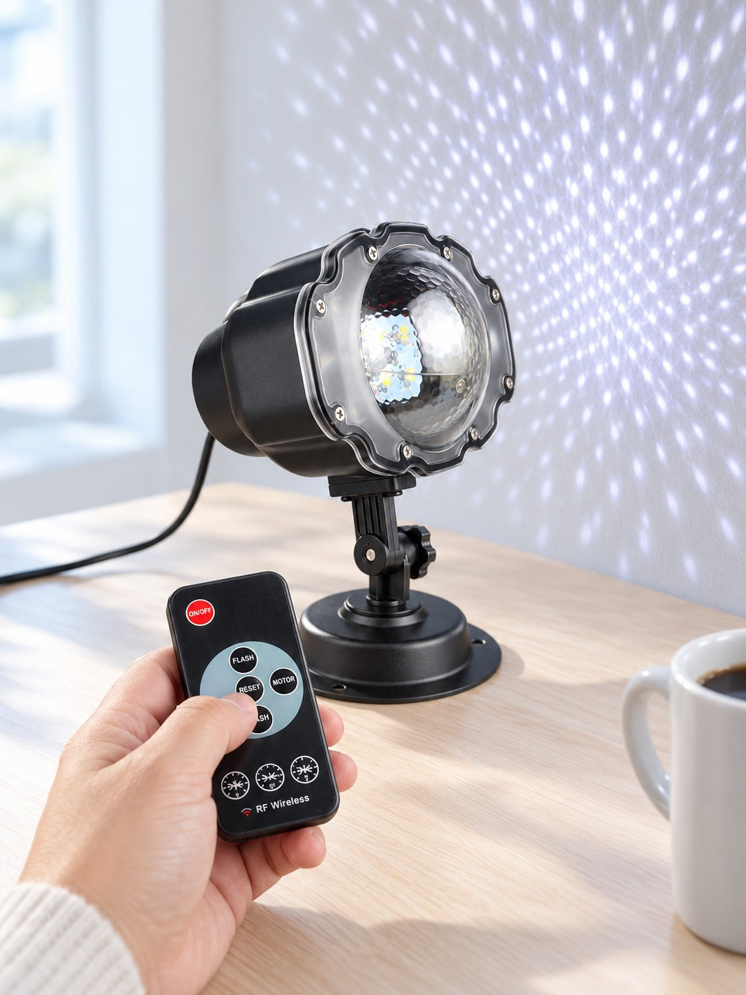 Outdoor Snow Projector Light for Christmas Garden Decor