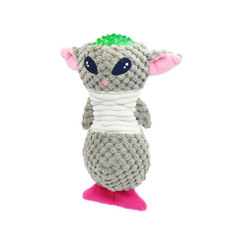 Interactive Plush Dog Toy for Chewing and Training