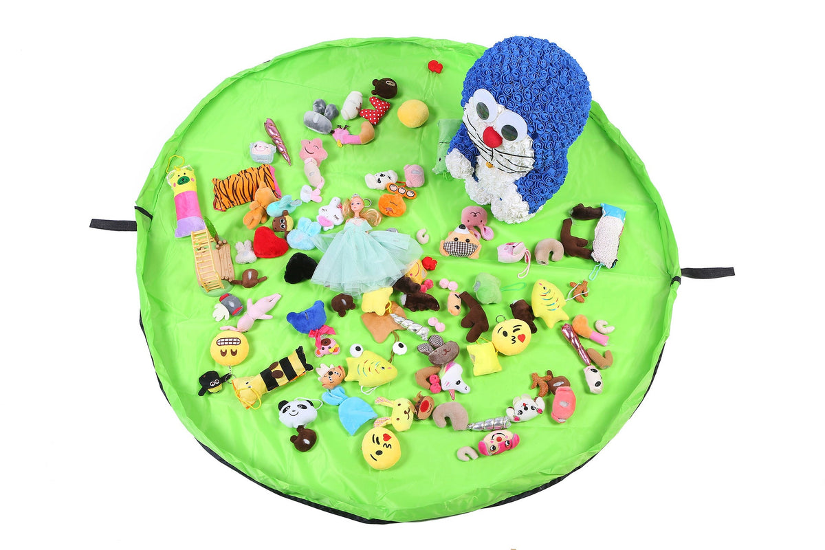 Waterproof Toy Storage Bag That Becomes a Play Mat