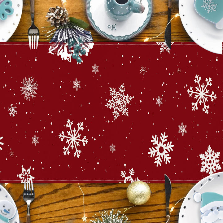 Owl Christmas Table Runner For A Festive Dining Table