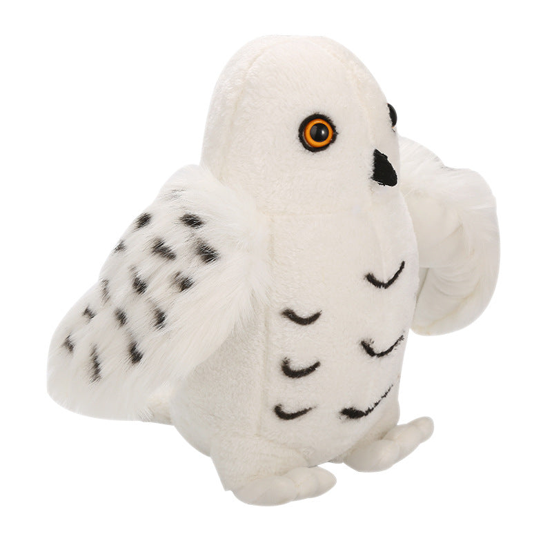 White Owl Plush Toy – Soft Cuddle Companion Gift Idea