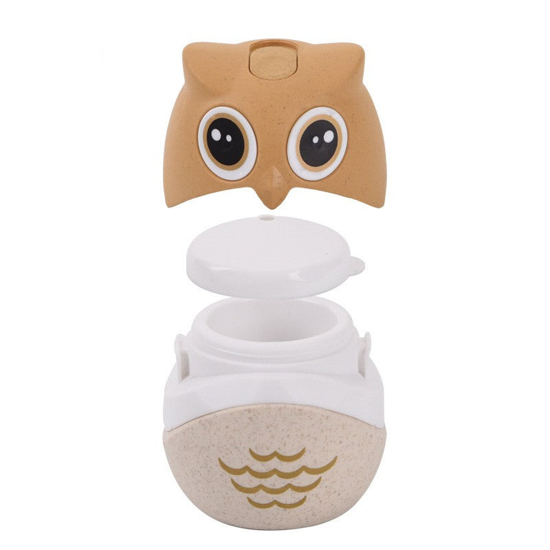 Owl Toothpick Dispenser, One Pick Per Press