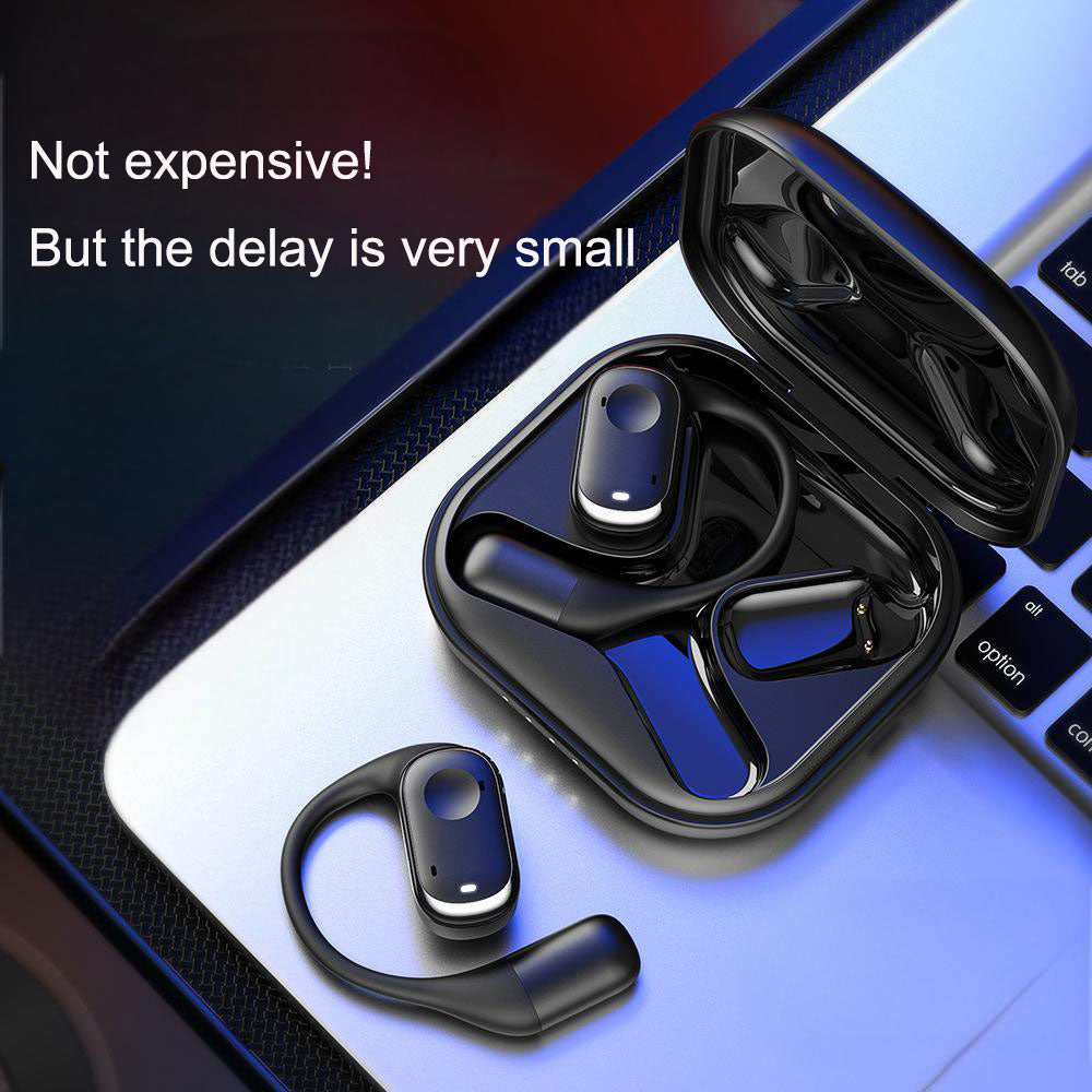 Open-Ear Wireless Earbuds with Noise-Reduction Mic