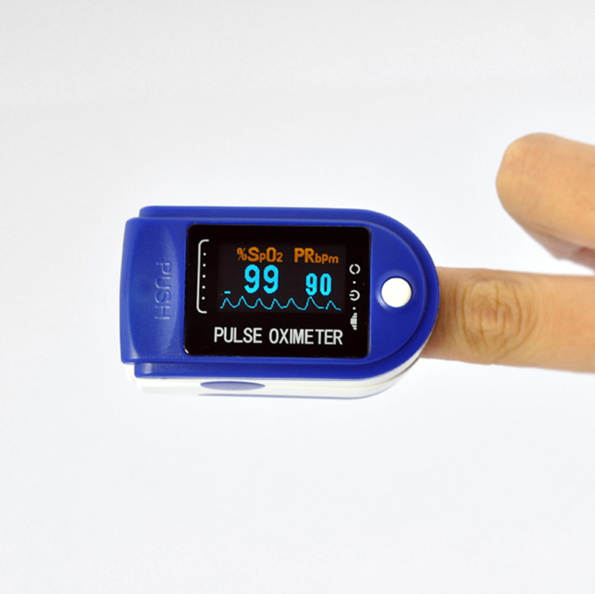 Fingertip Pulse Oximeter with OLED Display and SpO2