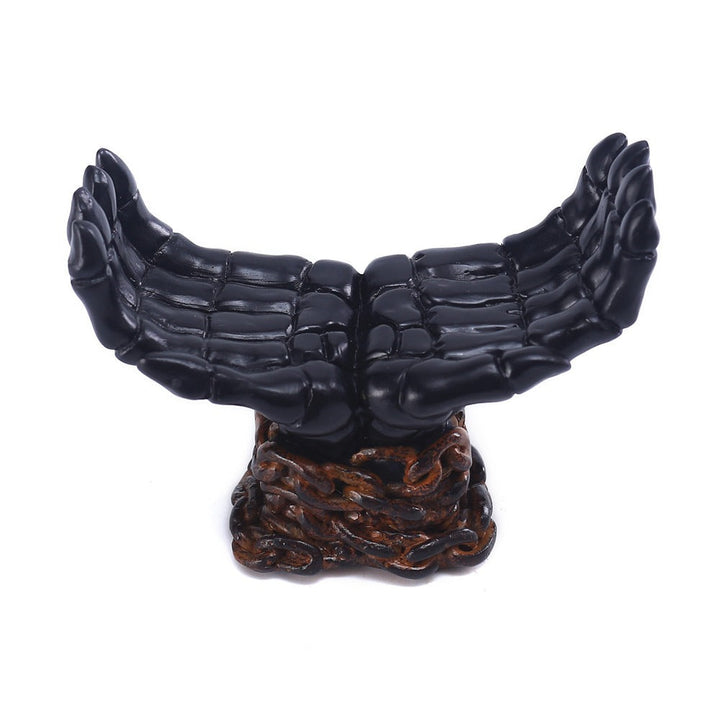 Palm Candle Holder: Gothic Statement Home Decor Accent