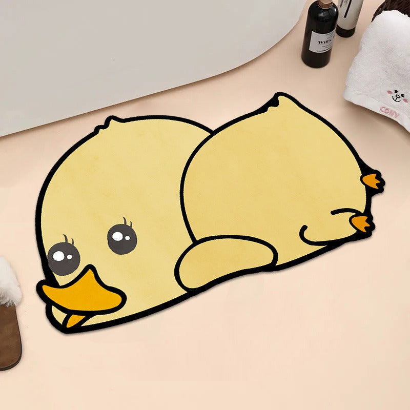 Panda Bathroom Floor Mat for Soft, Non-Slip Comfort